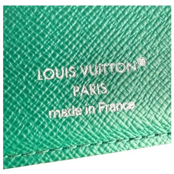 ON HOLD! Louis Vuitton Men’s Monogram Wallet in Brown and Teal - Picture 4 of 5